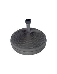 Suport umbrela PROGARDEN, plastic, 58 x 58 x 15 cm, gri antracit
