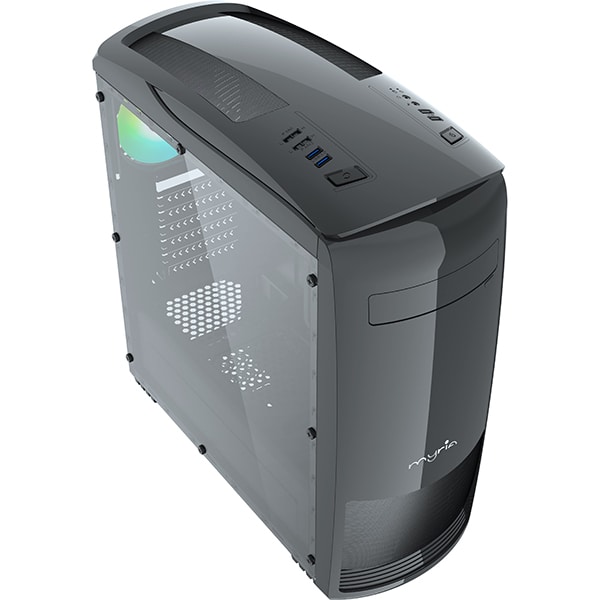Carcasa PC MYRIA MY8742BK, USB 3.0, 500W, negru