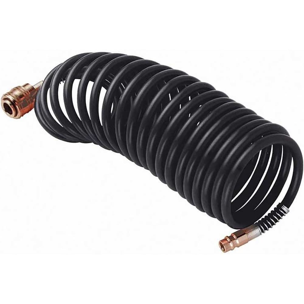 Furtun spiralat compresor STANLEY 166005XSTN, 5m, 6 x 8mm, 10bar, negru