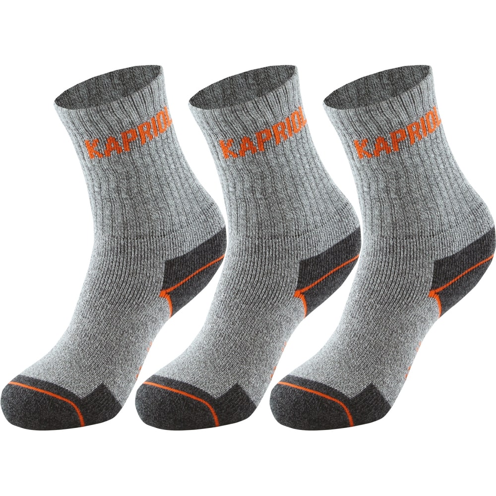 Set 3 perechi sosete KAPRIOL, marimea 39-41, gri