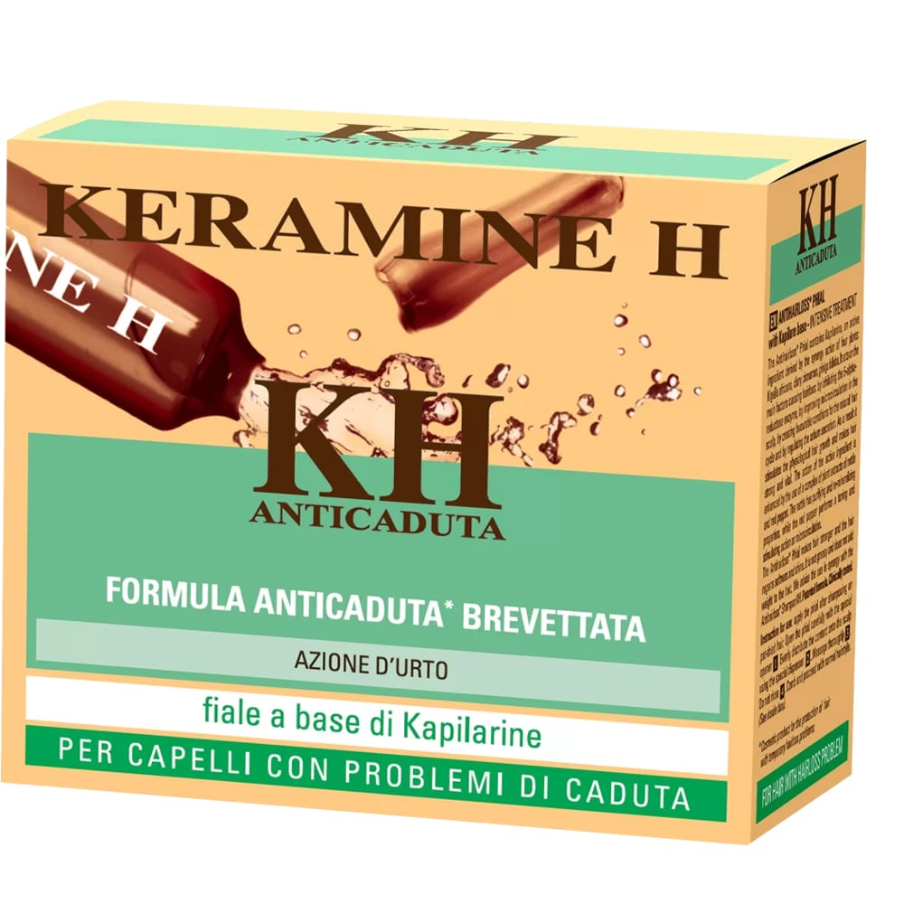 Tratament impotriva caderii parului KERAMIDE H Kapilarine, 12 x 6ml