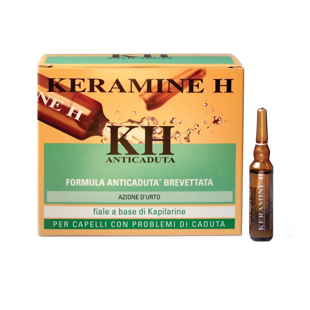 Tratament impotriva caderii parului KERAMIDE H Kapilarine, 12 x 6ml