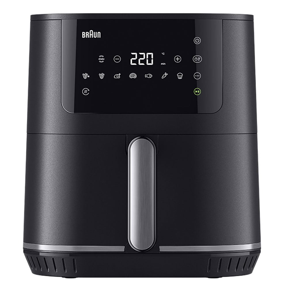 Friteuza cu aer cald BRAUN MultiFry 5 HF5034, 6l, 1.6kg, 2700W, negru-argintiu