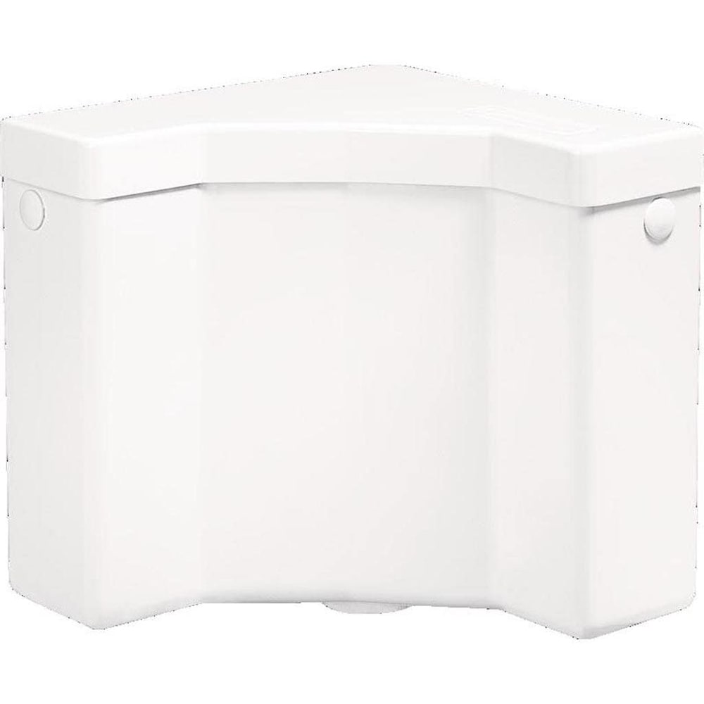 Rezervor suspendat EUROCIERE, de colt, 31 x 31 x 10.5cm, 9l, alb