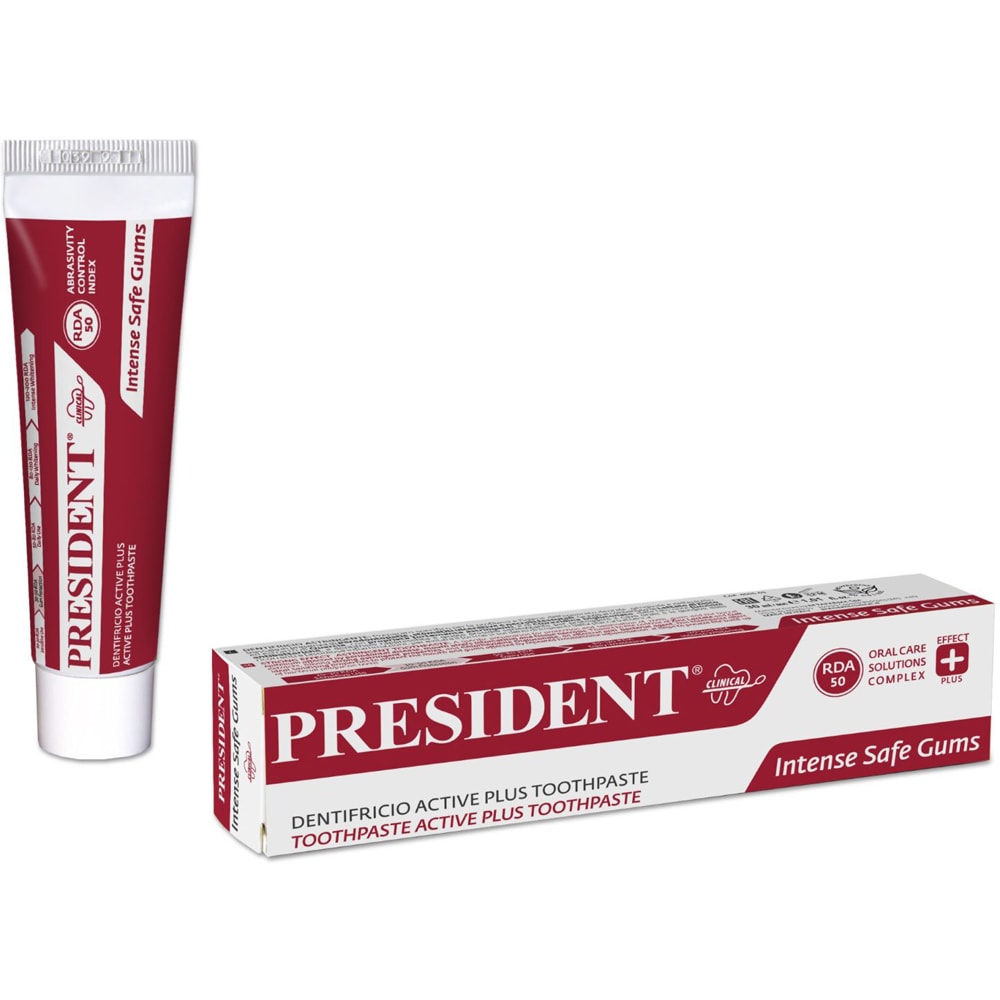 Pasta de dinti PRESIDENT Intense Safe Gums, 30ml