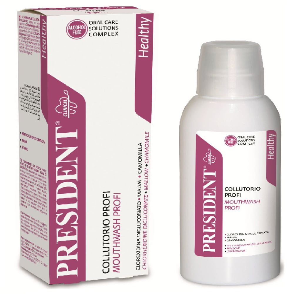Apa de gura PRESIDENT Profi Healthy, 200ml