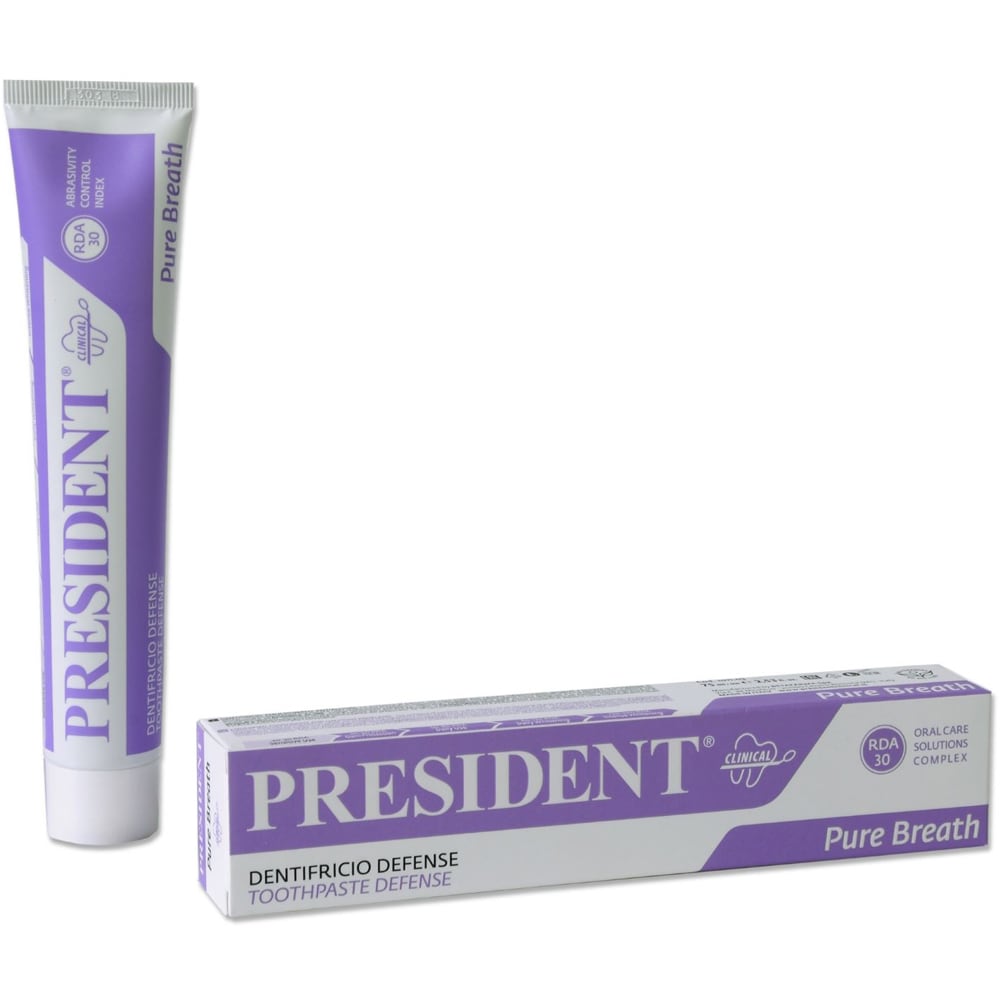 Pasta de dinti PRESIDENT Defense Pure Breath, 50ml