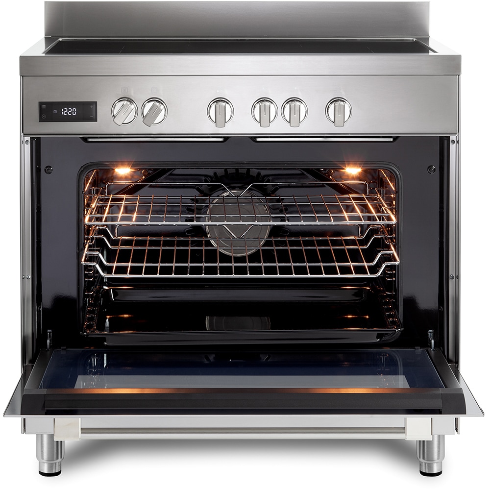 Aragaz profesional DELONGHI PRO 96 MX IN ED RO, 4 arzatoare, Electric, L 90 cm, inox