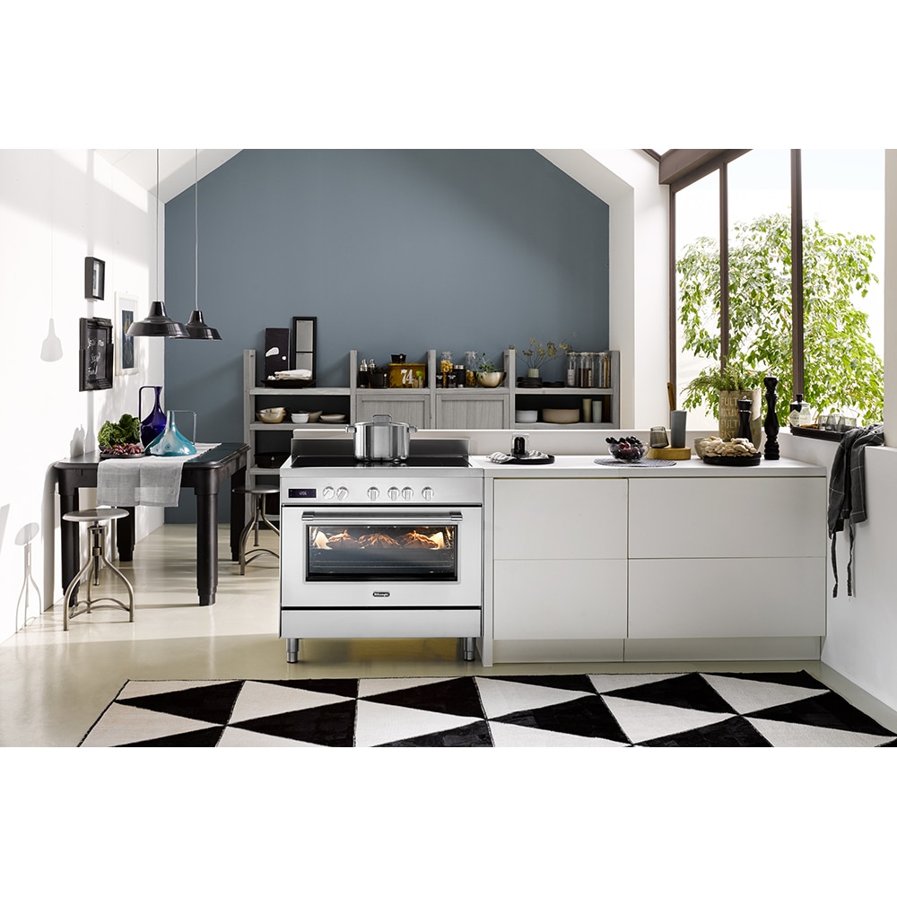 Aragaz profesional DELONGHI PRO 96 MX IN ED RO, 4 arzatoare, Electric, L 90 cm, inox