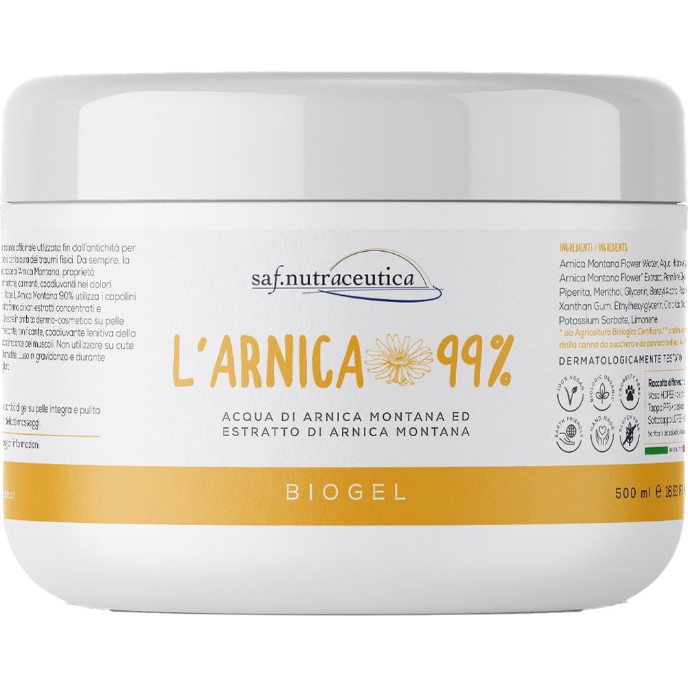 Gel arnica 99%, 500 ml, SAF NUTRACEUTICA
