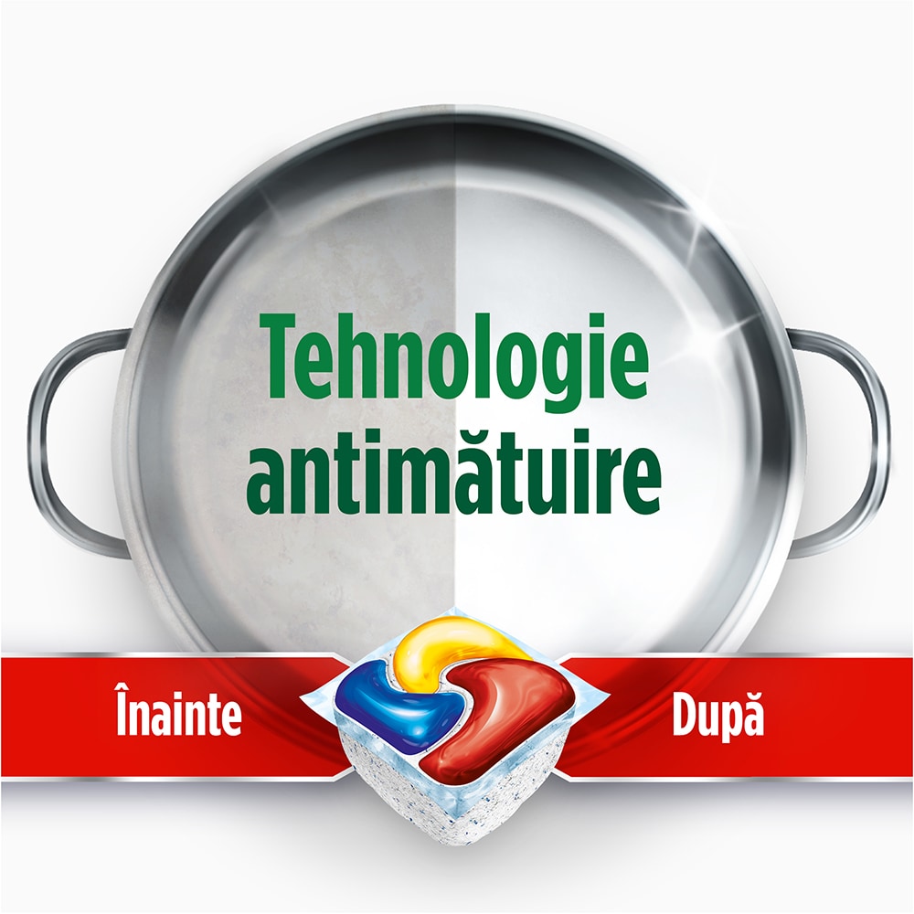 Detergent pentru masina de spalat vase FAIRY Platinum Plus, Anti-Dull, 125 capsule