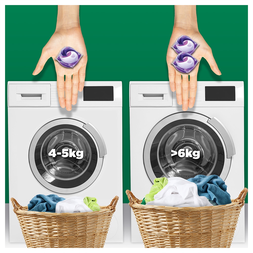 Detergent capsule ARIEL All in One PODS Fresh Breeze of Greek Island, 60 spalari