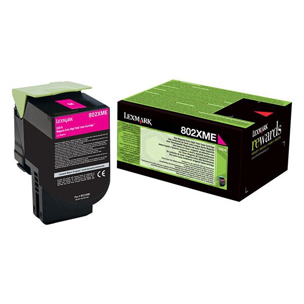 Toner original LEXMARK 802XME 80C2XME Corporate, magenta