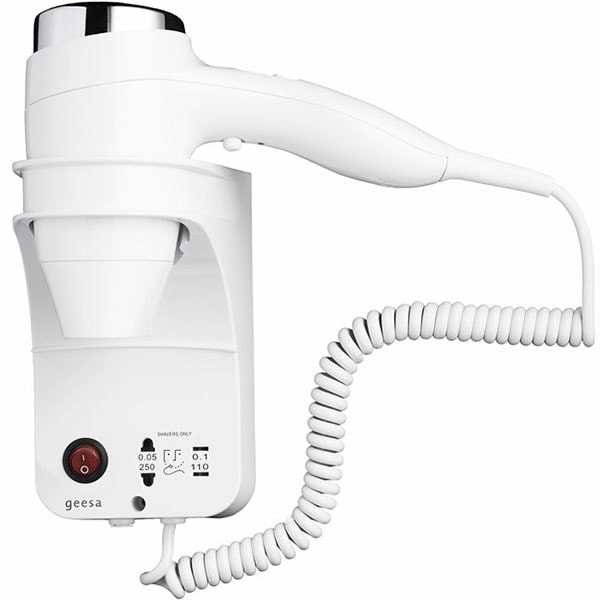 Uscator de par hotelier KRONER 916474, 1400W, 3 viteze, alb