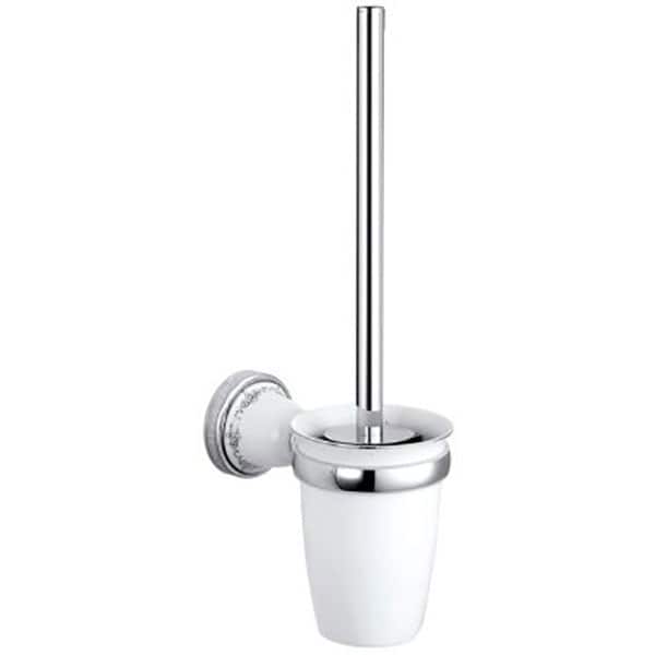 Set perie toaleta KRONER 80YR7103, argintiu-alb