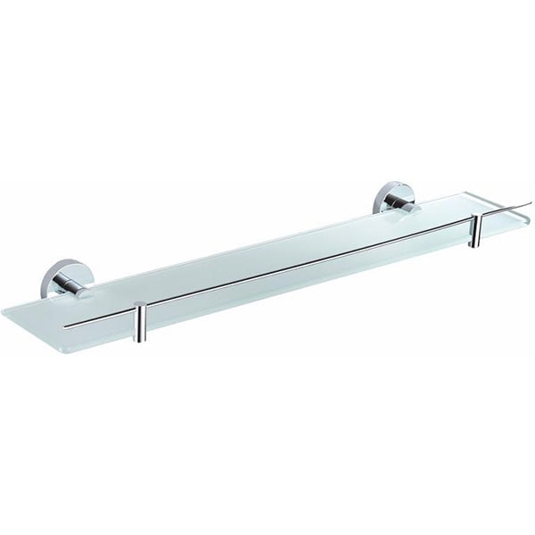 Etajera baie KRONER 80YR8127, 60 cm, argintiu-transparent