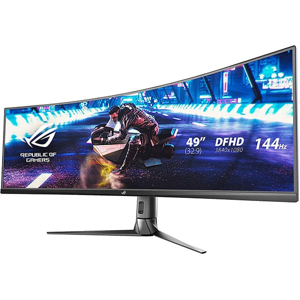 Monitor Gaming curbat LED VA ASUS ROG Strix XG49VQ, 49", DFHD, 144Hz, FreeSync 2 HDR, negru