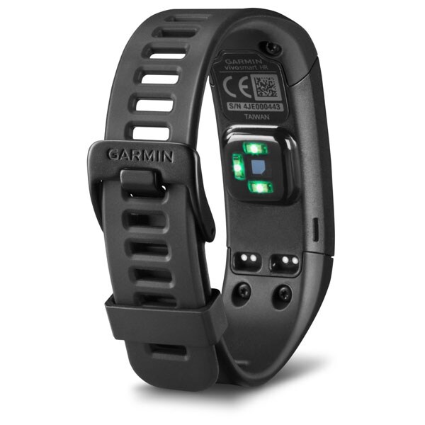Bratara fitness GARMIN Vivosmart HR, Android/iOS, silicon, negru