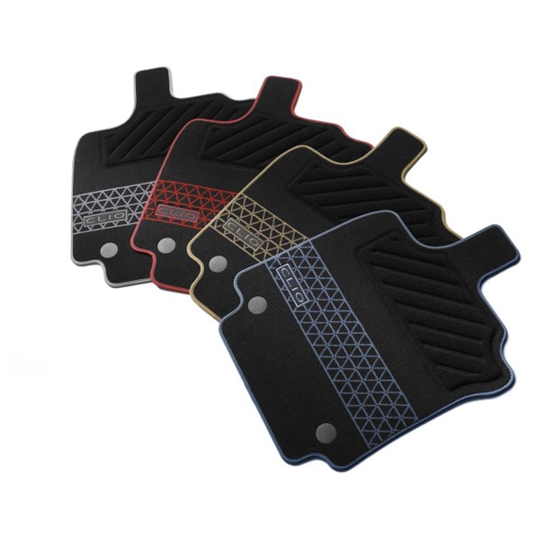 Set 4 covorase auto premium RENAULT Clio negru-gri 8201171134