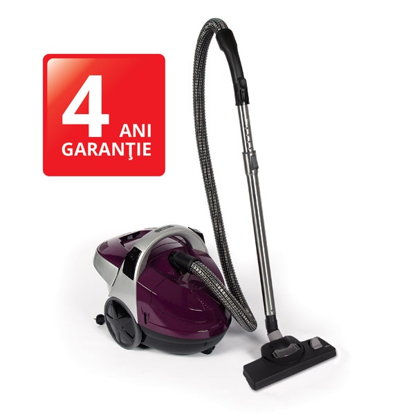 Aspirator cu filtrare in apa ZELMER 829.0SP, 4l, 1600W, mov - negru