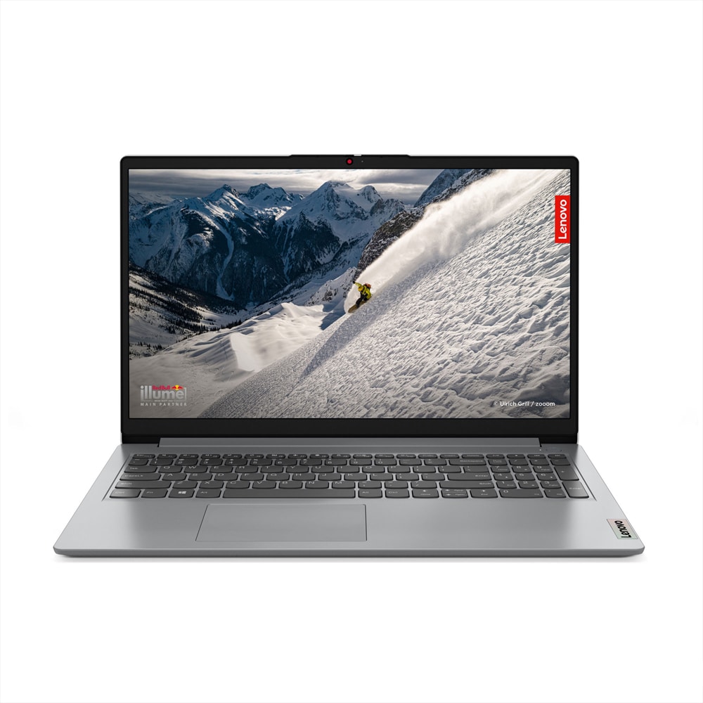 Laptop LENOVO IdeaPad 1 15IGL7, Intel Celeron N4120 pana la 2.6Ghz, 15.6" HD, 4GB, eMMC 128GB, Intel UHD Graphics, Windows 11 Home S, gri