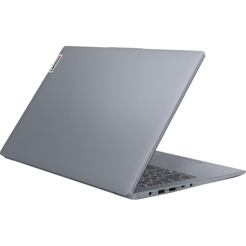 Laptop LENOVO IdeaPad Slim 3 15IAN8, Intel Core i3-N305 pana la 3.8GHz, 15.6" Full HD, 8GB, SSD 512GB, Intel UHD Graphics, Free DOS, Arctic Grey