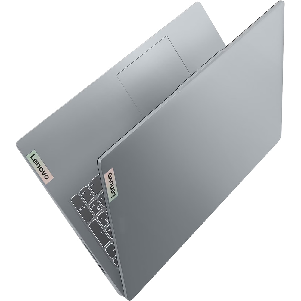 Laptop LENOVO IdeaPad Slim 3 15IAN8, Intel Core i3-N305 pana la 3.8GHz, 15.6" Full HD, 8GB, SSD 512GB, Intel UHD Graphics, Free DOS, Arctic Grey