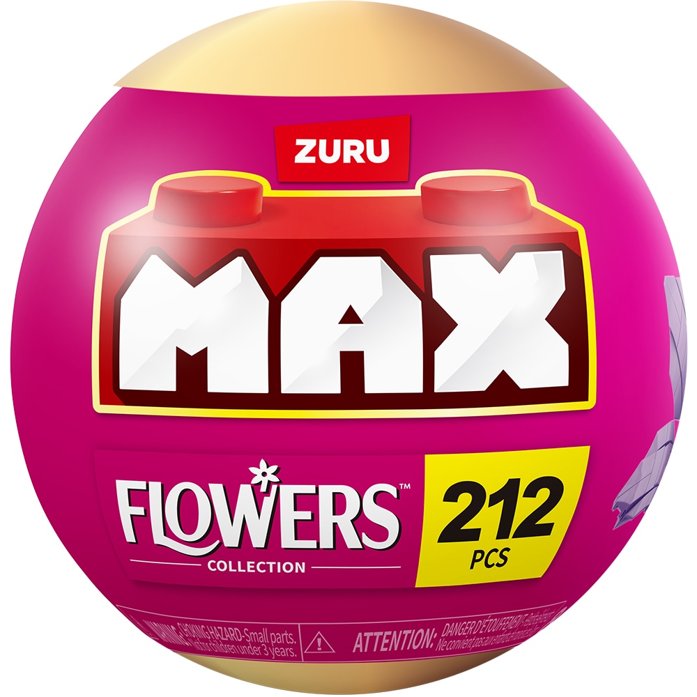 Joc constructie ZURU Max - Flori de gradina.83184, 3 ani+, 243 piese