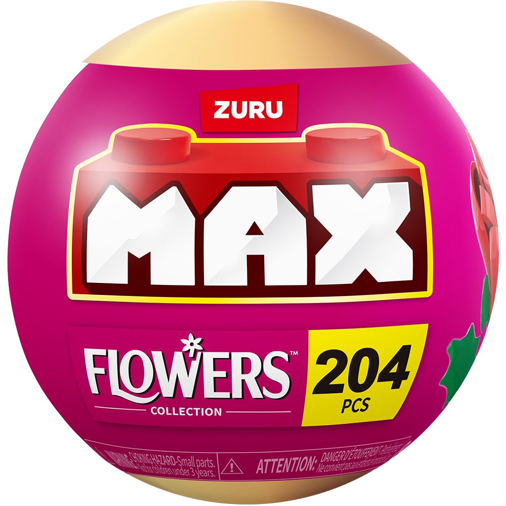 Joc constructie ZURU Max - Flori de gradina.83184, 3 ani+, 243 piese