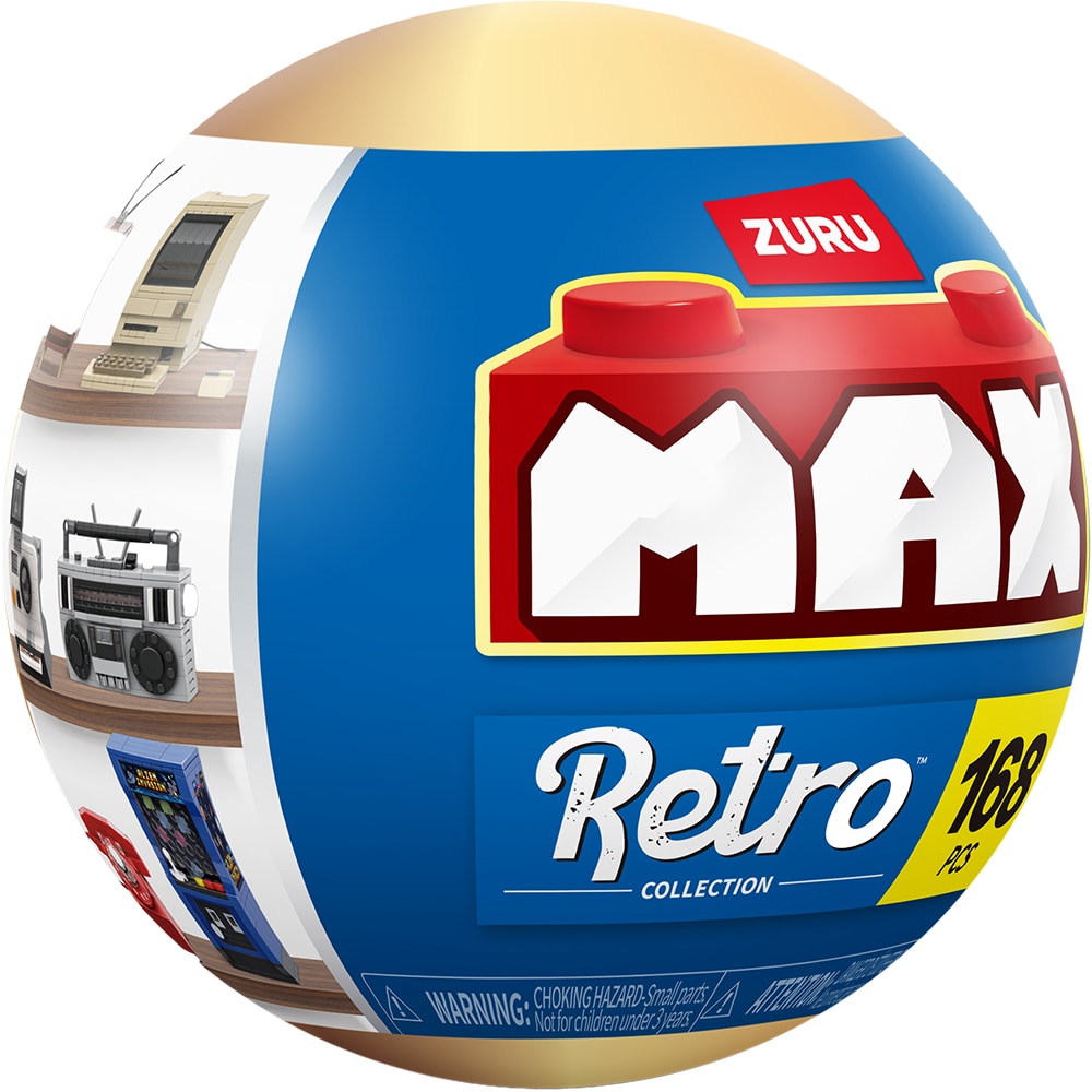 Joc constructie ZURU Max - Model retro 83185, 3 ani+, 221 piese