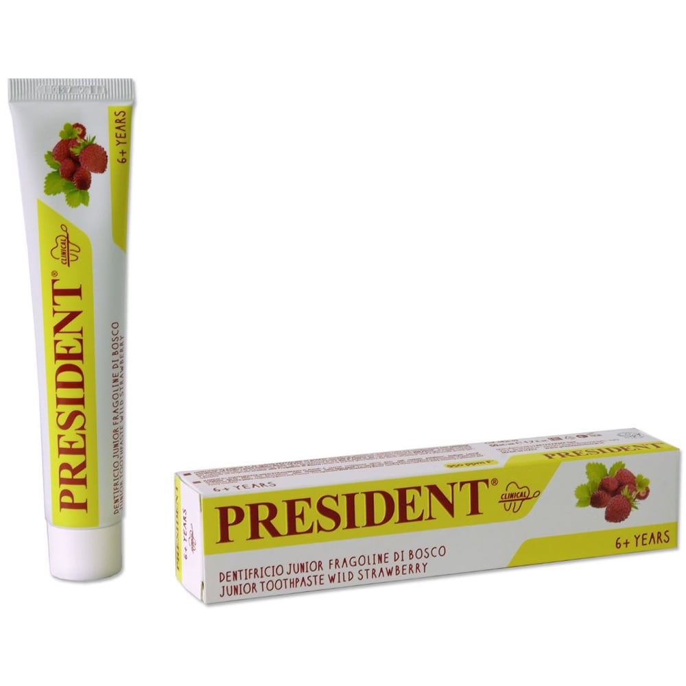 Pasta de dinti PRESIDENT Aroma fragi 83502, 50ml