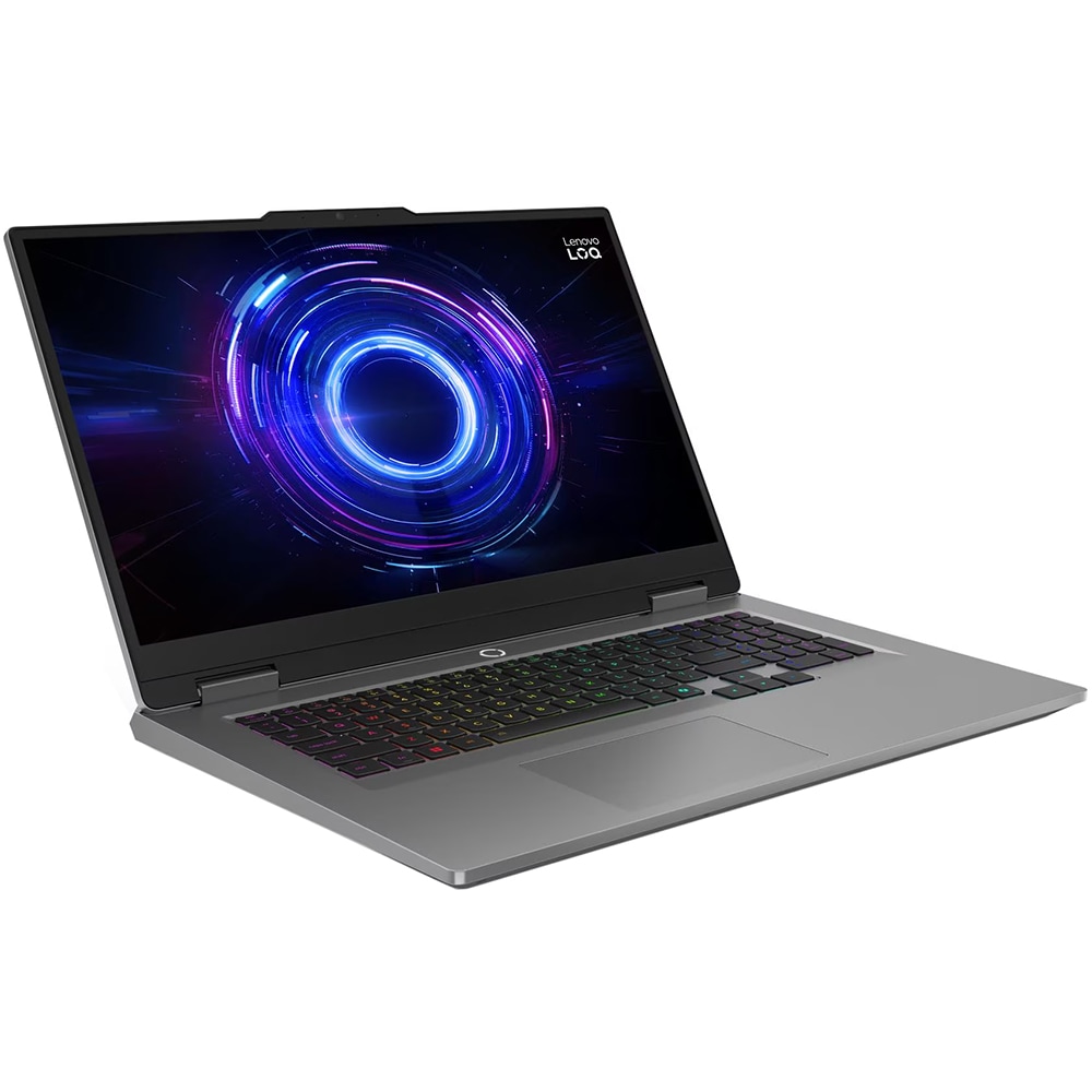 Laptop Gaming LENOVO LOQ 17IRX10, Intel Core i7-14700HX pana la 5.5GHz, 17.3" FHD, 24GB, SSD 1TB, NVIDIA GeForce RTX 5070 8GB, Free DOS, Luna Grey
