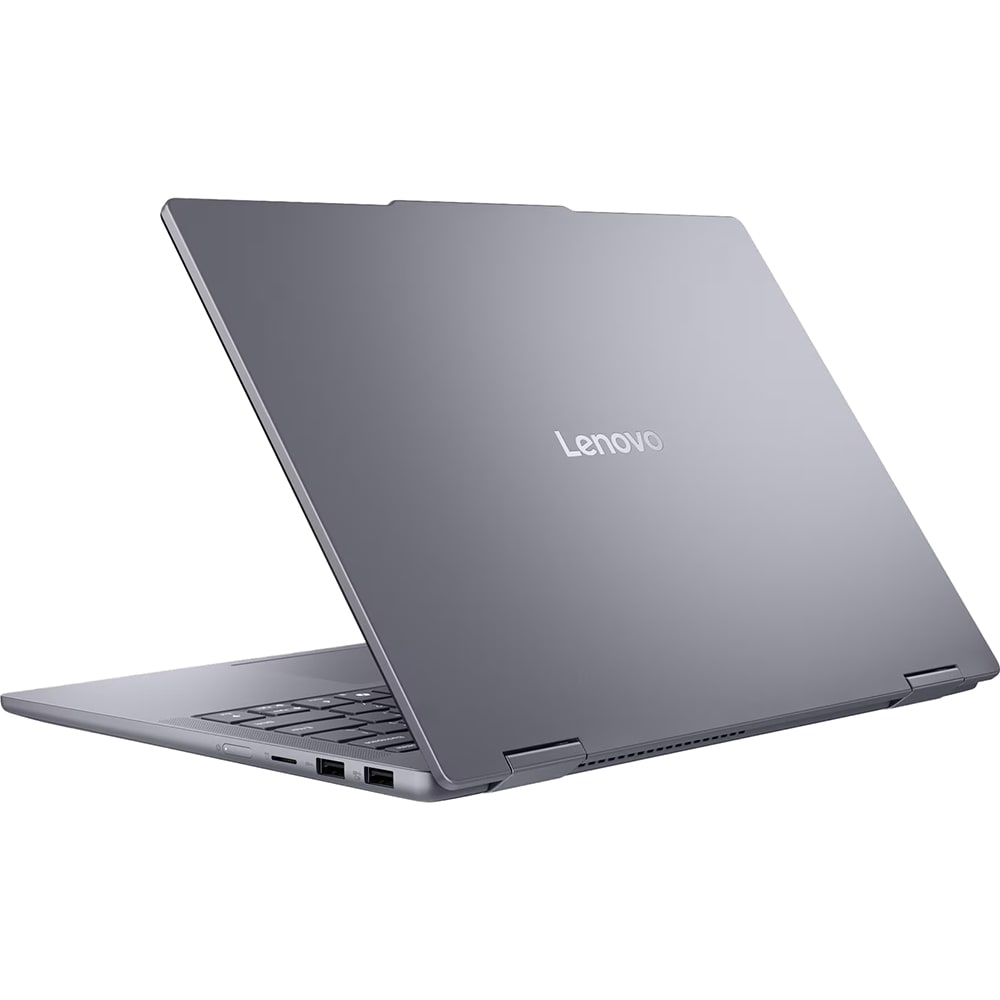 Laptop 2 in 1 LENOVO IdeaPad 5 14IAL10, Intel Core Ultra 5 225U pana la 4.8GHz, 14" WUXGA Touch, 16GB, SSD 512GB, Intel Graphics, Free DOS, Luna Grey