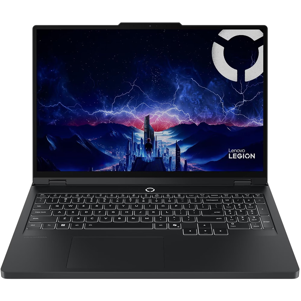 Laptop Gaming LENOVO IdeaPad Pro 5 16IAX10H, Intel Core Ultra 9 275HX pana la 5.4GHz, 16" WQXGA, 32GB, SSD 1TB, NVIDIA GeForce RTX 5070 Ti 12GB, Free Dos, Eclipse Black