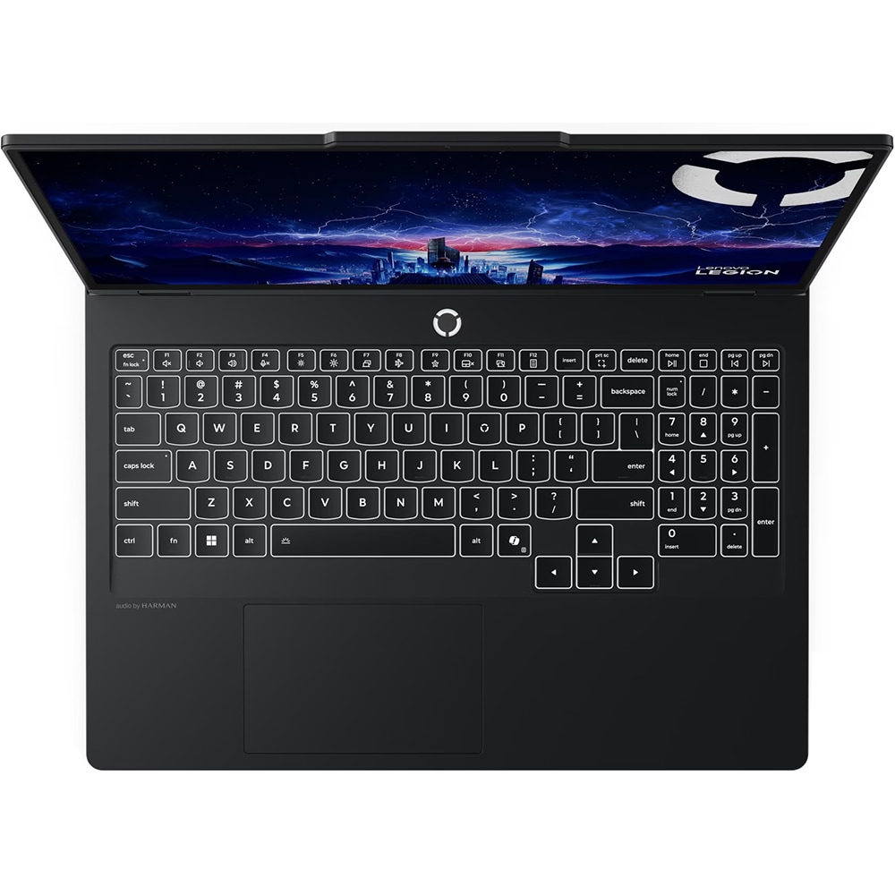 Laptop Gaming LENOVO IdeaPad Pro 5 16IAX10H, Intel Core Ultra 9 275HX pana la 5.4GHz, 16" WQXGA, 32GB, SSD 1TB, NVIDIA GeForce RTX 5070 Ti 12GB, Free Dos, Eclipse Black