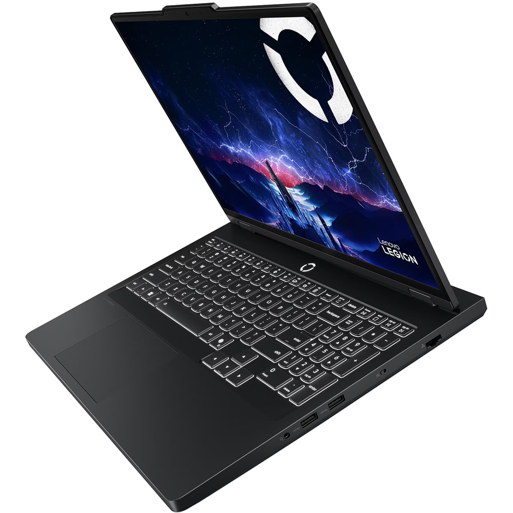 Laptop Gaming LENOVO IdeaPad Pro 5 16IAX10H, Intel Core Ultra 9 275HX pana la 5.4GHz, 16" WQXGA, 32GB, SSD 1TB, NVIDIA GeForce RTX 5070 Ti 12GB, Free Dos, Eclipse Black