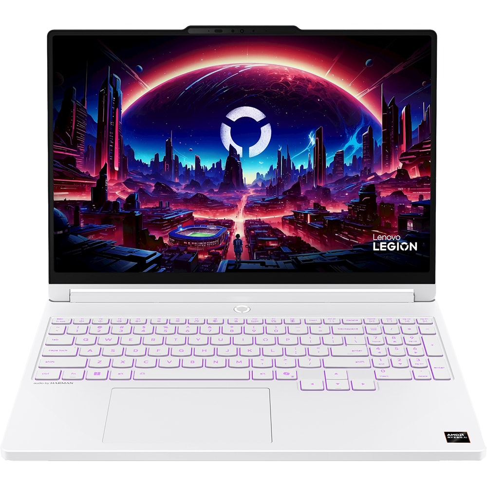 Laptop gaming LENOVO Legion 5 15AGP11, AMD Ryzen AI 9 465 pana la 5GHz, 15.3" WQXGA, 32GB, SSD 1TB, NVIDIA GeForce RTX 5070 12GB, Free DOS, Glacier White