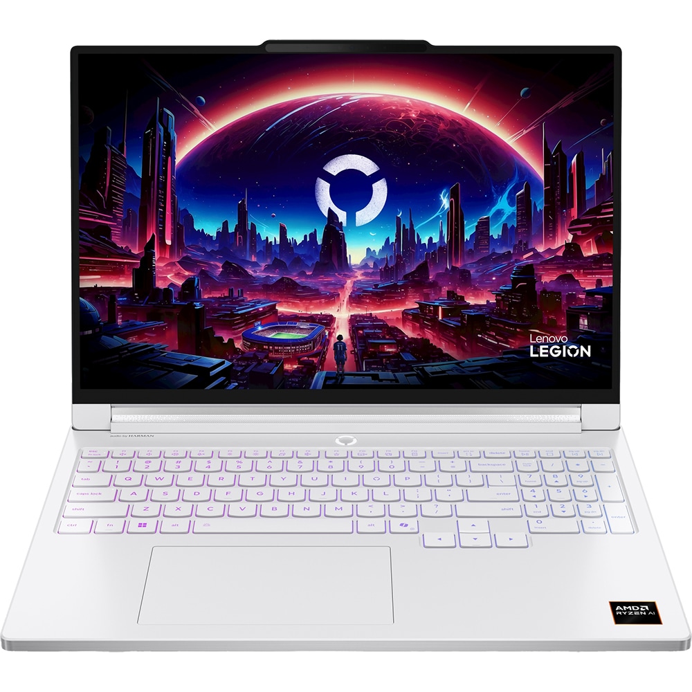 Laptop Gaming LENOVO Legion 7 16AGP11, AMD Ryzen AI 9 HX 470 pana la 5.2GHz, 16" WQXGA OLED, 32GB, SSD 1TB, NVIDIA GeForce RTX 5060 8GB, Free DOS, Glacier White