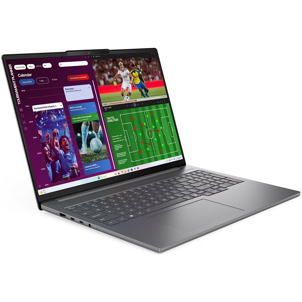 Laptop LENOVO IdeaPad Pro 5 16IPH11, Intel Core Ultra X9 378H pana la 5GHz, 16" 2.8K, 32GB, SSD 1TB, Intel Arc B390, Free Dos, Luna Grey