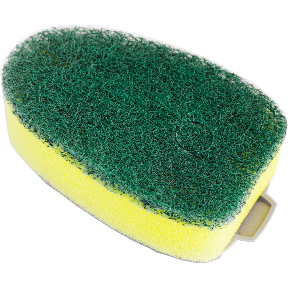 Rezerva burete de vase cu rezervor detergent SCOTCH-BRITE Click and Clean MMCC0200, 2 bucati, galben-verde