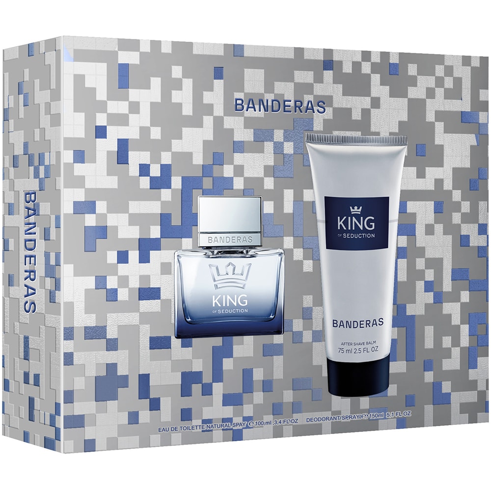 Set ingrijire corp si ten ANTONIO BANDERAS King of Seduction: Apa de toaleta, 50ml + Aftershave, 75ml