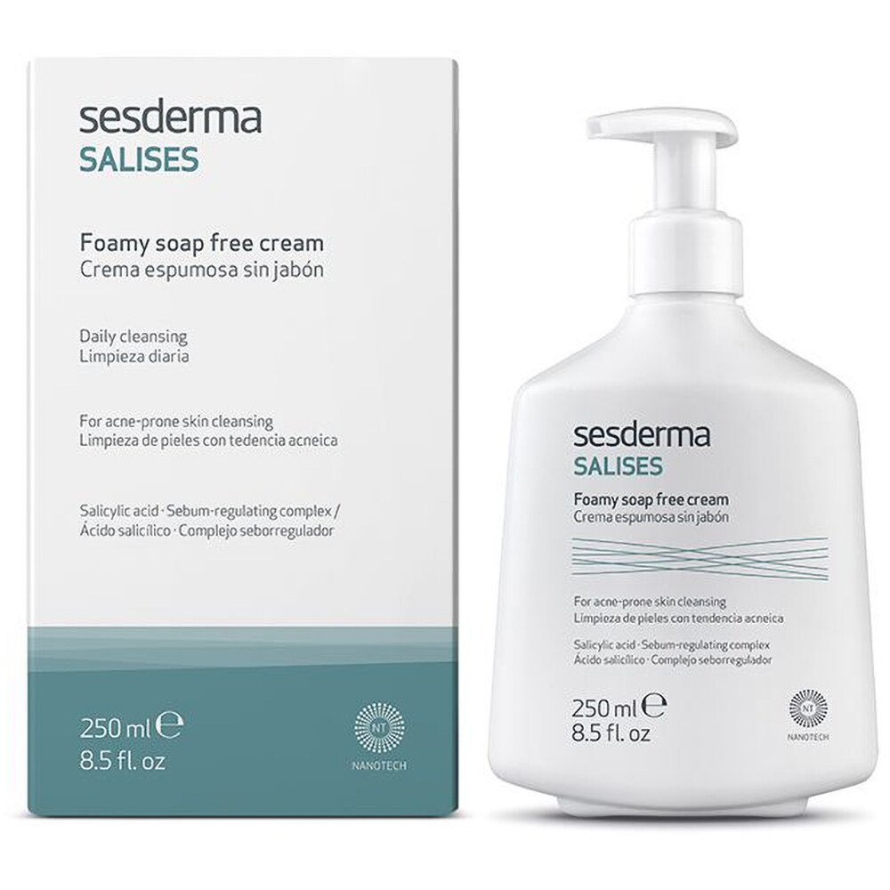 Crema de curatare fara sapun SESDERMA Salises, 250ml