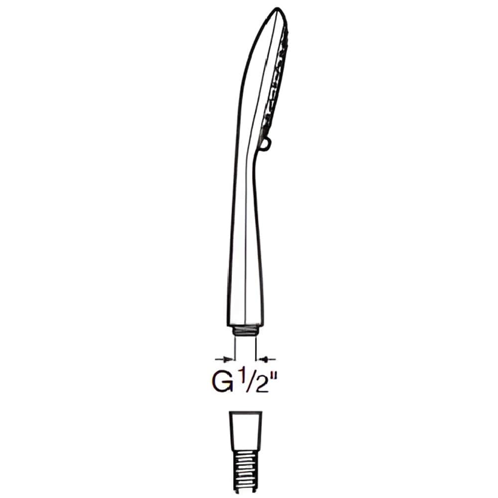 Para dus ROCA Sensum A5B9107C07 2 13, 2 functii, crom