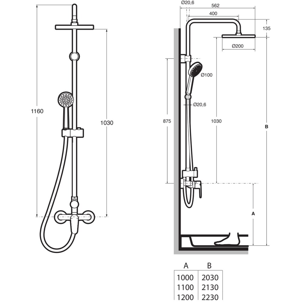 Sistem dus ROCA Victoria-M A5A974FC00, 1 functie, crom