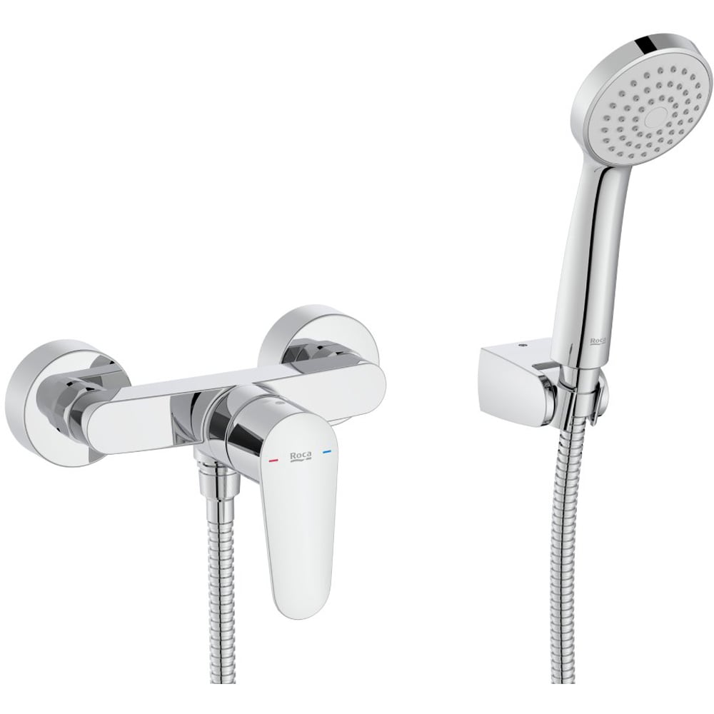 Baterie dus ROCA Victoria Plus A5A204FC00, set dus inclus, alama sanitara, crom