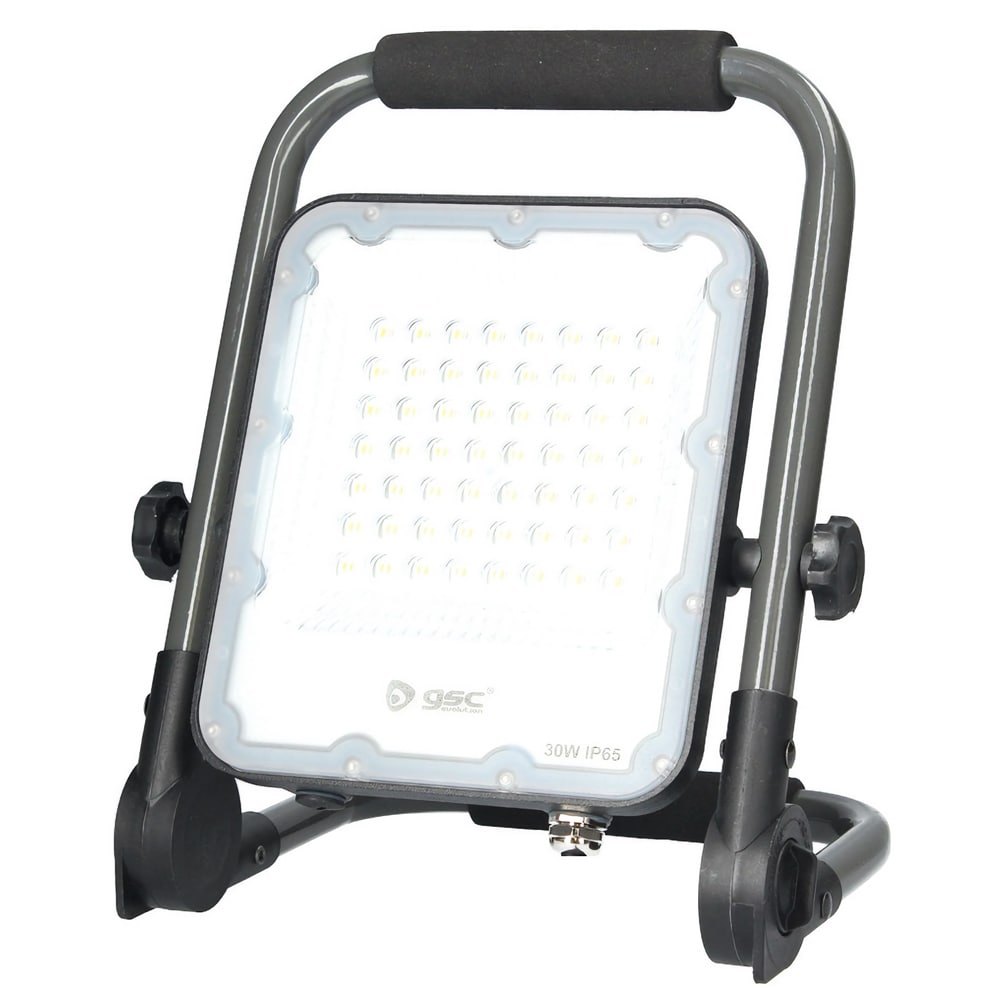 Proiector de lucru LED GSC, 30W, 6500K, IP65, gri