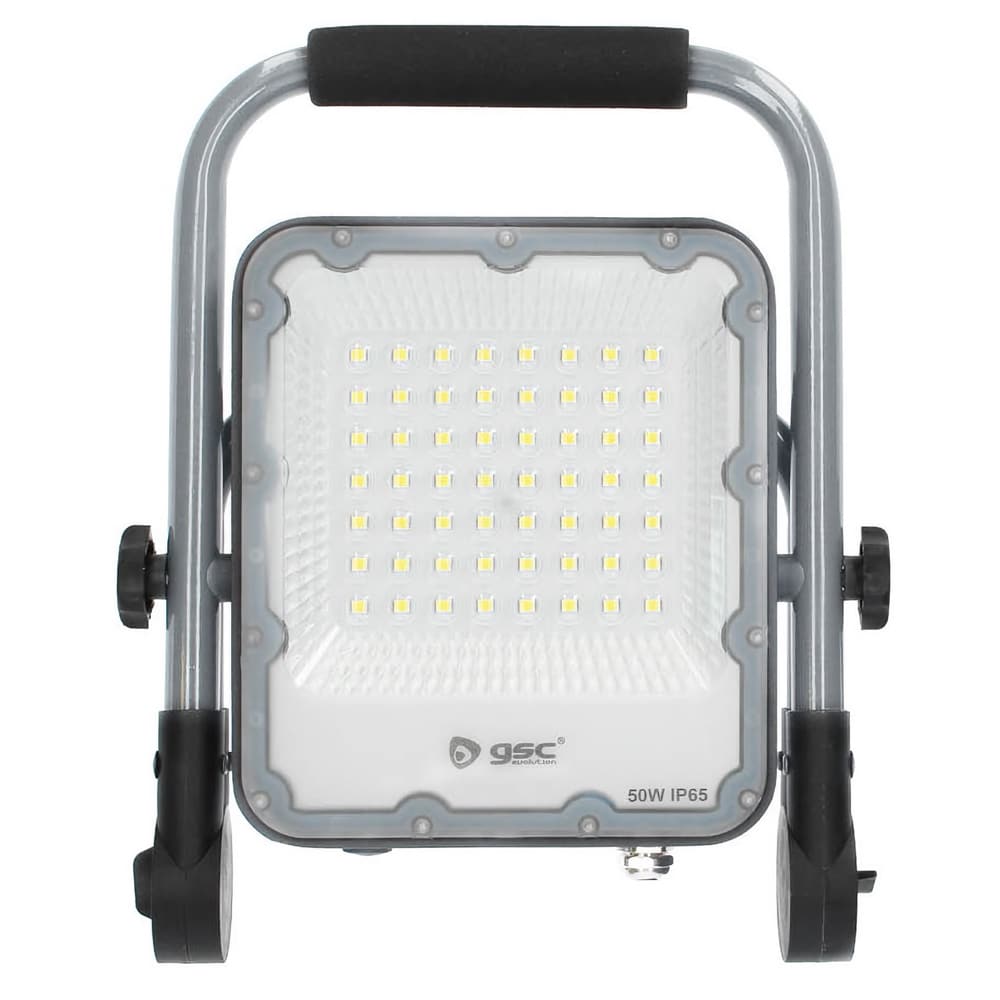 Proiector de lucru LED GSC, 50W, 6500K, IP65, gri