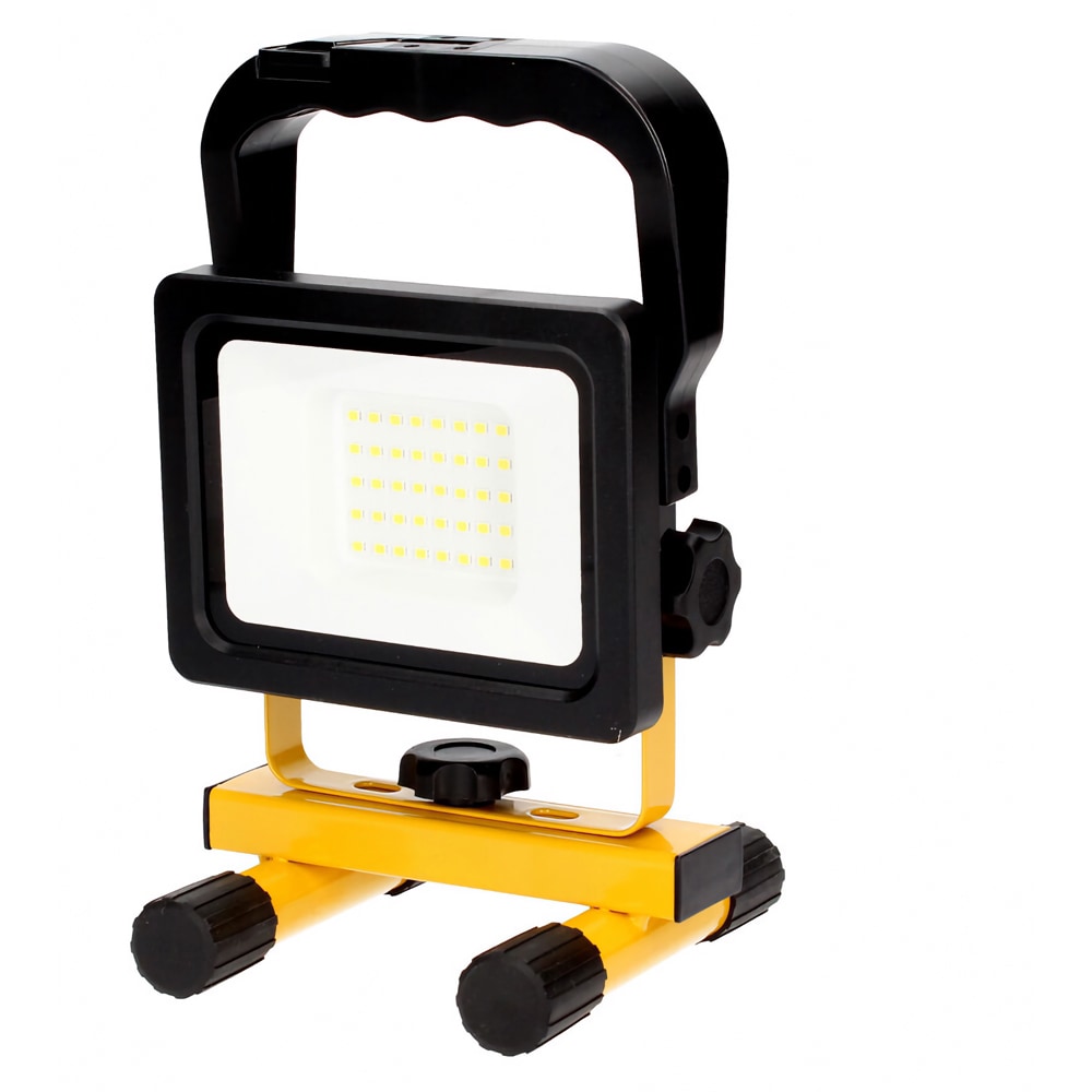 Proiector de lucru LED GSC Battali, 20W, 6500K, IP54, galben