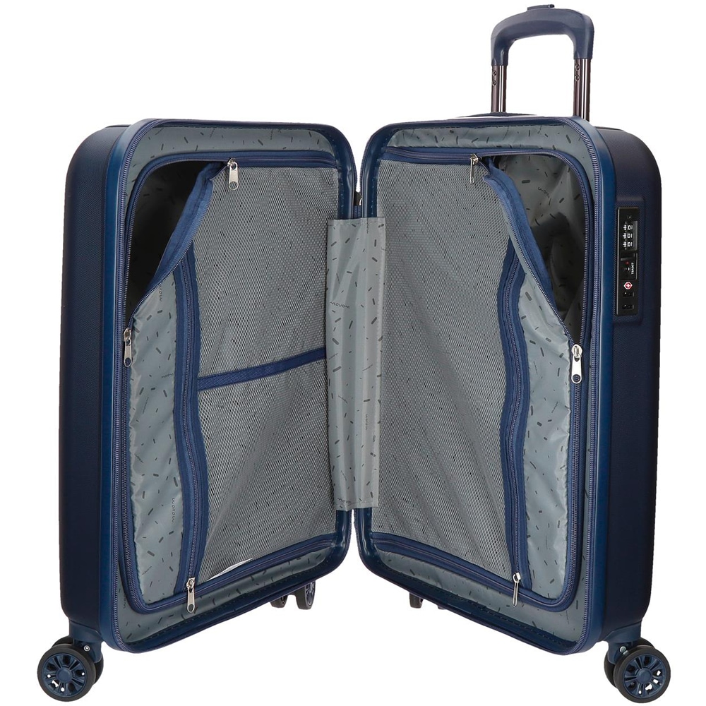 Troler MOVOM Wood, 55 cm, bleumarin