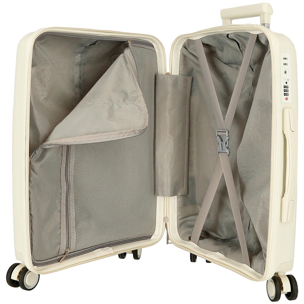 Troler MOVOM Inari, 55 cm, alb